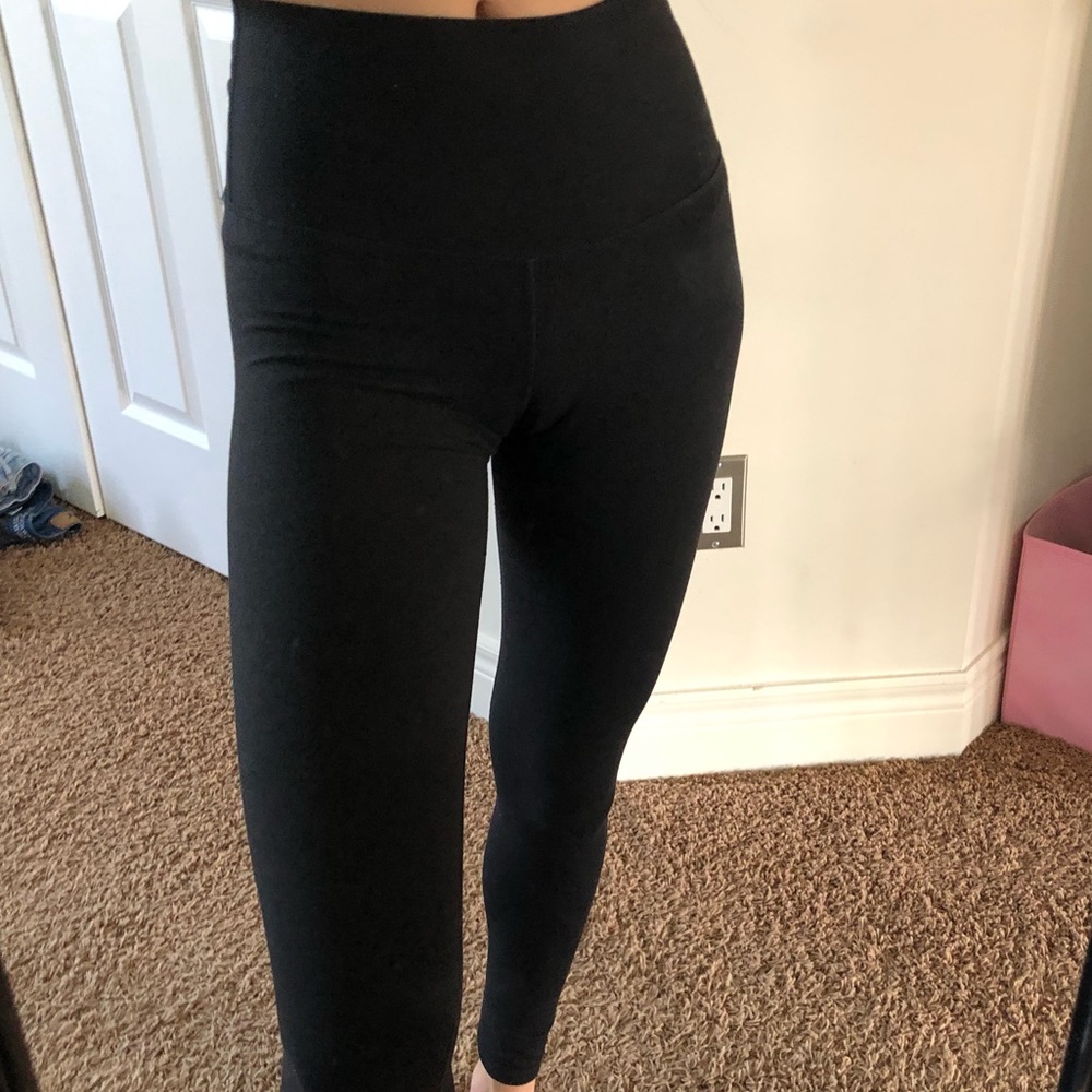 TNA dark grey athletic leggings, size: XS